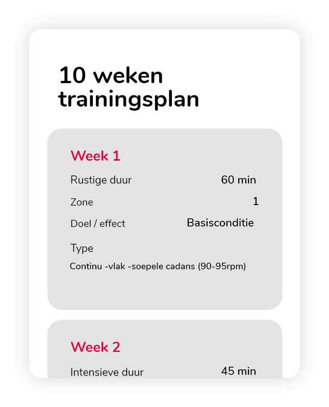 10 wekens trainingsplan mobile